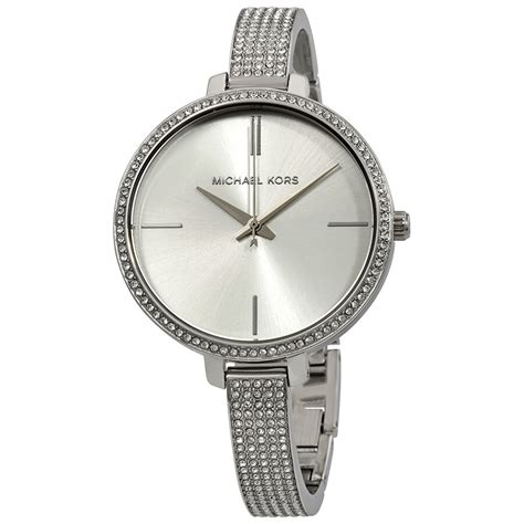 michael kors jaryn sliver gemstone watch|Oversized Maren Silver.